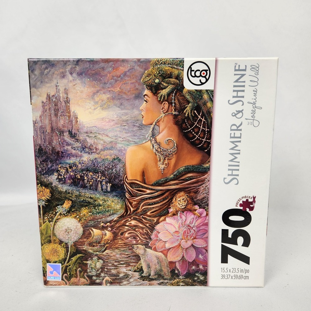 New Sealed Sure Lox Shimmer & Shine‎ 750 Pc Puzzle "Untold Story" Josephine Wall